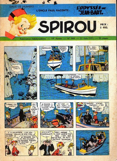 Cover for Spirou (Dupuis, 1947 series) #688