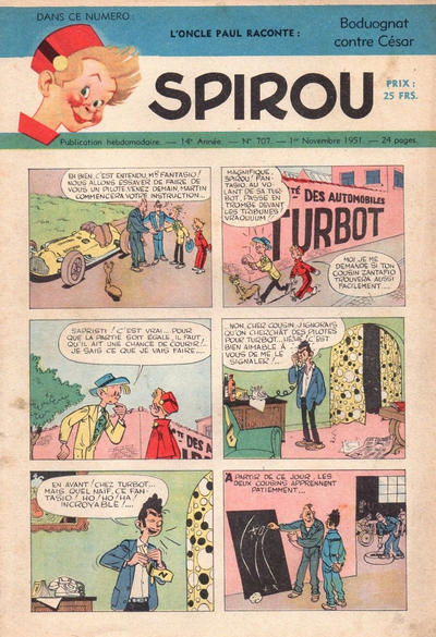 Cover for Spirou (Dupuis, 1947 series) #707