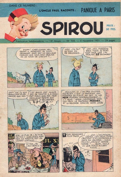 Cover for Spirou (Dupuis, 1947 series) #708