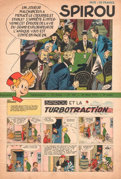 Cover for Spirou (Dupuis, 1947 series) #780