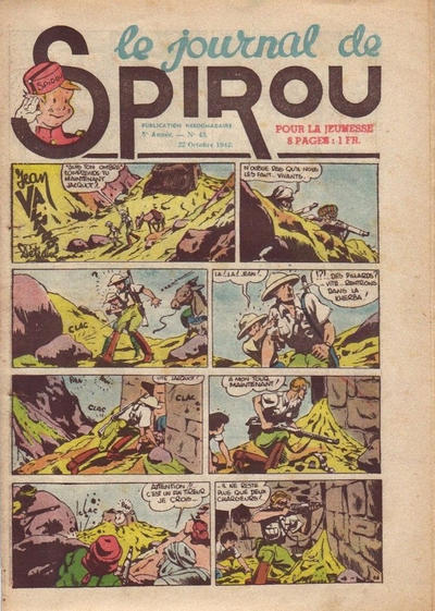 Cover for Le Journal de Spirou (Dupuis, 1938 series) #43/1942