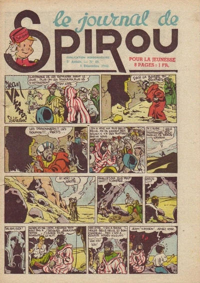 Cover for Le Journal de Spirou (Dupuis, 1938 series) #49/1942