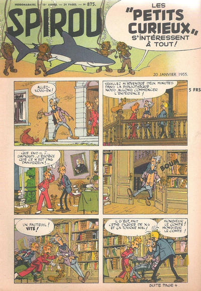 Cover for Spirou (Dupuis, 1947 series) #875