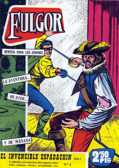 Cover for Fulgor (Ediciones Toray, 1961 series) #6