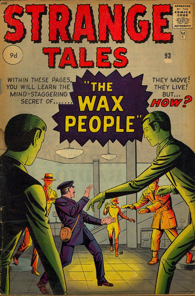 Cover for Strange Tales (Marvel, 1951 series) #93 [British]