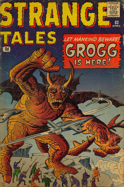 Cover for Strange Tales (Marvel, 1951 series) #83 [British]