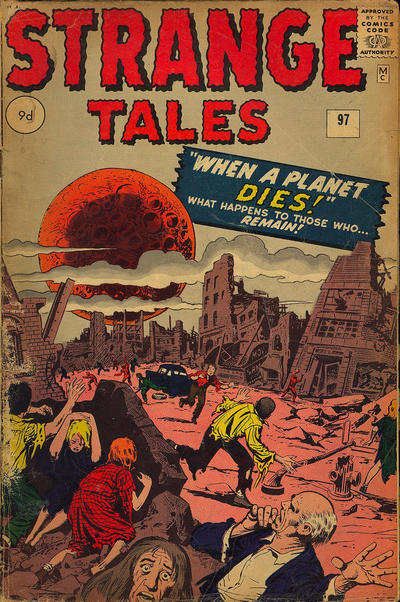 Cover for Strange Tales (Marvel, 1951 series) #97 [British]