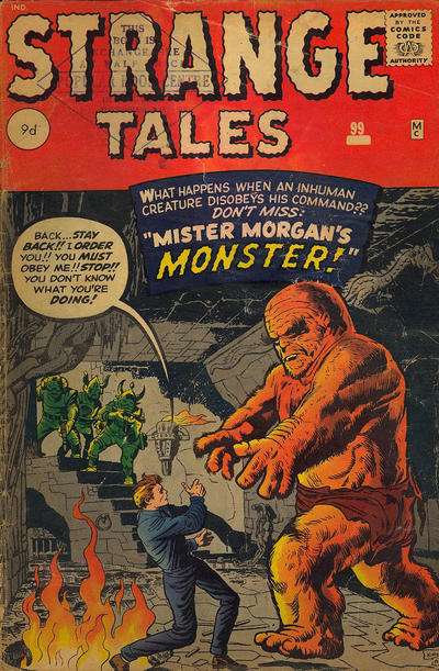 Cover for Strange Tales (Marvel, 1951 series) #99 [British]