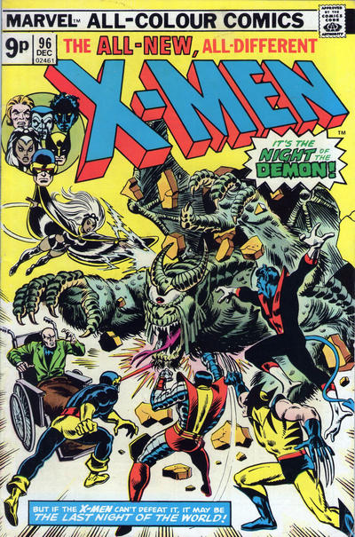 Cover for The X-Men (Marvel, 1963 series) #96 [British]