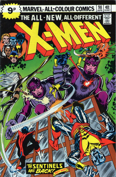 Cover for The X-Men (Marvel, 1963 series) #98 [British]