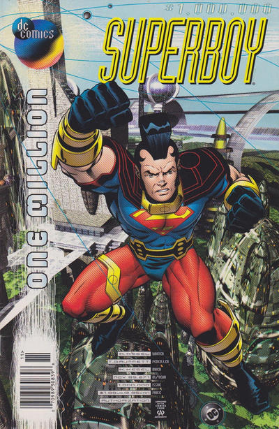 Cover for Superboy (DC, 1994 series) #1,000,000 [Newsstand]