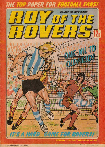 Cover for Roy of the Rovers (IPC, 1976 series) #26 July 1980 [193]