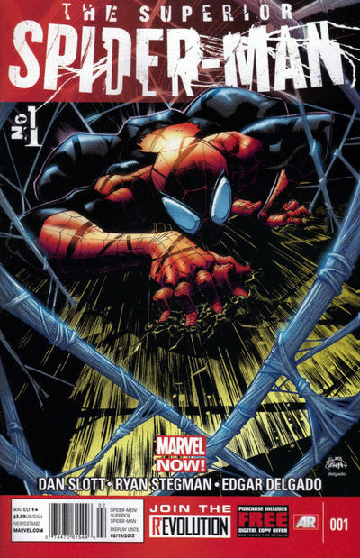 Cover for Superior Spider-Man (Marvel, 2013 series) #1 [Newsstand]