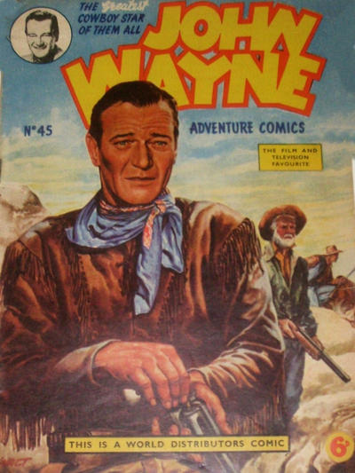 Cover for John Wayne Adventure Comics (World Distributors, 1950 ? series) #45