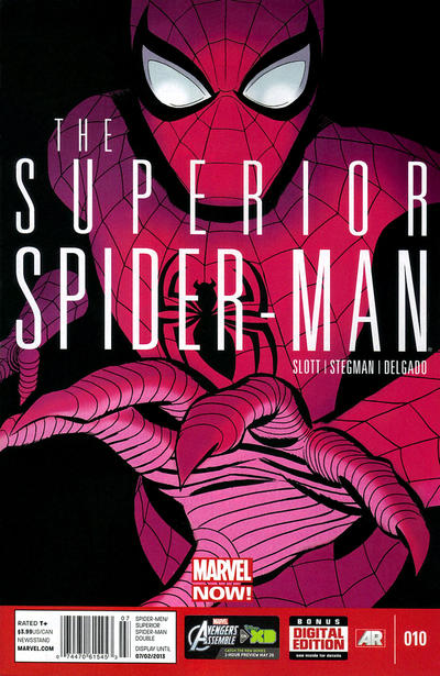 Cover for Superior Spider-Man (Marvel, 2013 series) #10 [Newsstand]