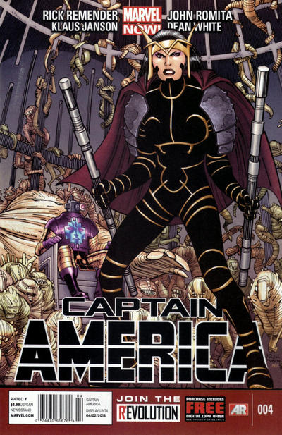 Cover for Captain America (Marvel, 2013 series) #4 [Newsstand]