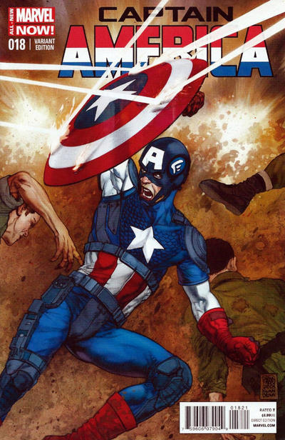 Cover for Captain America (Marvel, 2013 series) #18 [Glenn Fabry Variant]