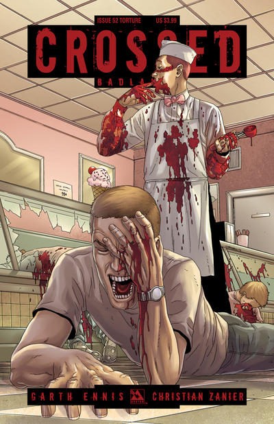 Cover for Crossed Badlands (Avatar Press, 2012 series) #52 [Torture Variant by Jacen Burrows]