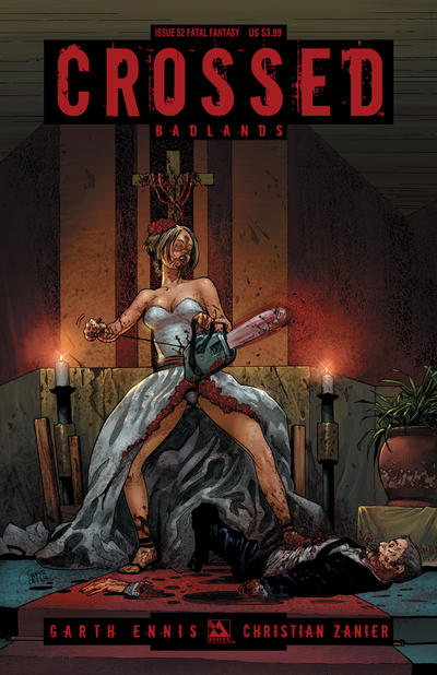 Cover for Crossed Badlands (Avatar Press, 2012 series) #52 [Fatal Fantasy Variant by Rafael Ortiz]