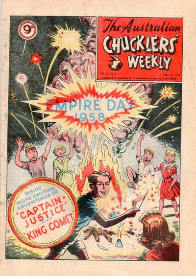 Cover for Chucklers' Weekly (Consolidated Press, 1954 series) #v5#4