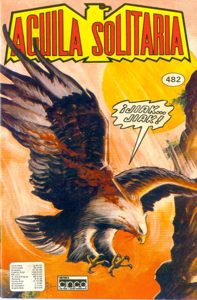 Cover for Aguila Solitaria (Editora Cinco, 1976 series) #482