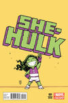 Cover Thumbnail for She-Hulk (2014 series) #1 [Variant Edition - Skottie Young Cover]