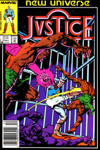 Cover Thumbnail for Justice (Marvel, 1986 series) #2 [Newsstand]
