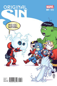 Cover Thumbnail for Original Sin (Marvel, 2014 series) #1 [Skottie Young Marvel Babies Variant]
