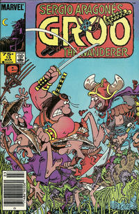 Cover Thumbnail for Sergio Aragonés Groo the Wanderer (Marvel, 1985 series) #13 [Newsstand]