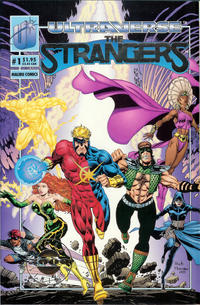Cover Thumbnail for The Strangers (Malibu, 1993 series) #1 [Ultra 5000 Limited Silver Foil Edition]