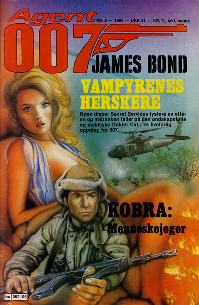 Cover for James Bond (Semic, 1979 series) #5/1984