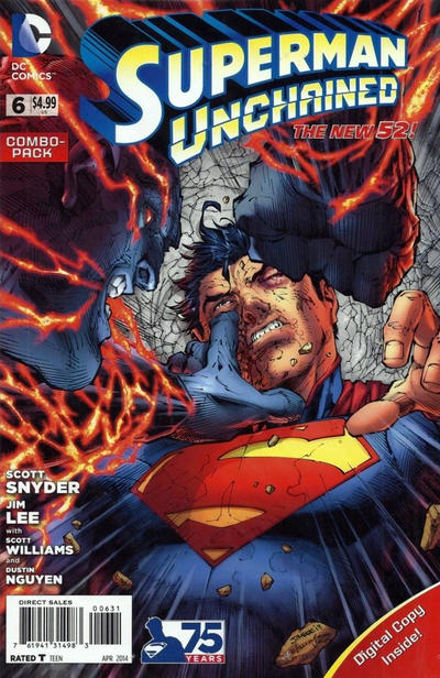 Cover for Superman Unchained (DC, 2013 series) #6 [Combo-Pack]