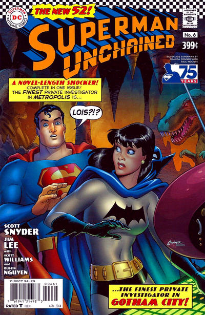 Cover for Superman Unchained (DC, 2013 series) #6 [Amanda Conner Silver Age Cover]