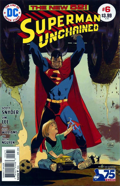 Cover for Superman Unchained (DC, 2013 series) #6 [Lee Weeks Bronze Age Cover]