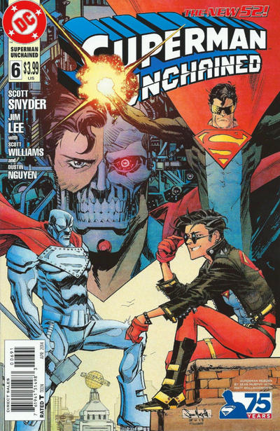 Cover for Superman Unchained (DC, 2013 series) #6 [Sean Murphy Superman Reborn Cover]