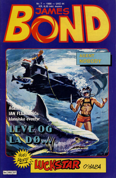 Cover for James Bond (Semic, 1979 series) #7/1986