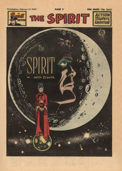Cover for The Spirit (Register and Tribune Syndicate, 1940 series) #2/13/1949
