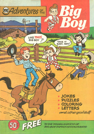 Cover for Adventures of the Big Boy (Webs Adventure Corporation, 1957 series) #392