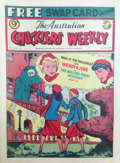 Cover for Chucklers' Weekly (Consolidated Press, 1954 series) #v5#12