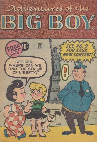 Cover for Adventures of the Big Boy (Webs Adventure Corporation, 1957 series) #20 [West]