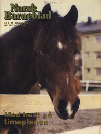 Cover for Norsk Barneblad; Norsk Barneblad med Juletre (Norsk Barneblad, 1891 series) #4/2000