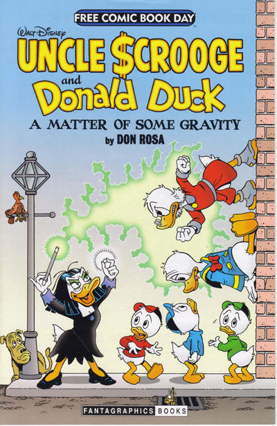 Cover for Walt Disney Uncle Scrooge and Donald Duck: "A Matter of Some Gravity" (Free Comic Book Day 2014) (Fantagraphics, 2014 series) [Vertical Cover]