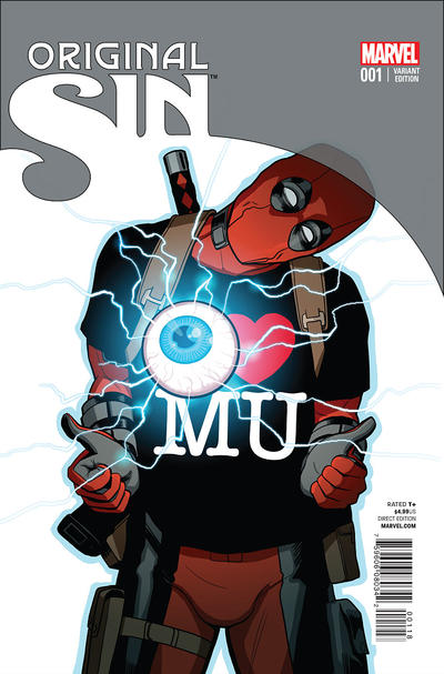 Cover for Original Sin (Marvel, 2014 series) #1 [2014 SDCC Exclusive Deadpool Teaser Variant]