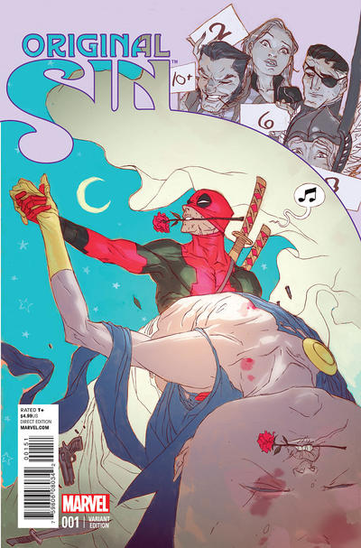 Cover for Original Sin (Marvel, 2014 series) #1 [Deadpool Dance Party Variant]