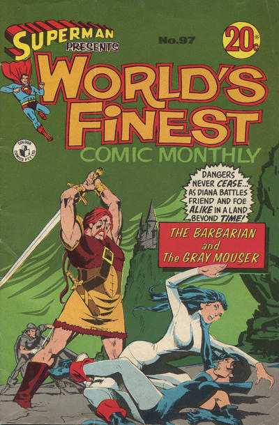 Cover for Superman Presents World's Finest Comic Monthly (K. G. Murray, 1965 series) #97