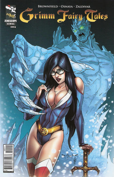 Cover for Grimm Fairy Tales (Zenescope Entertainment, 2005 series) #90 [Cover A - Pasquale Qualano]