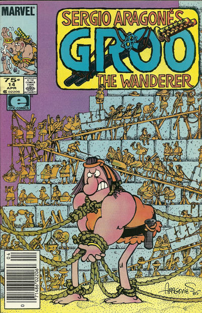 Cover for Sergio Aragonés Groo the Wanderer (Marvel, 1985 series) #14 [Newsstand]