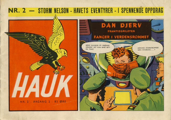 Cover for Hauk (Serieforlaget / Se-Bladene / Stabenfeldt, 1955 series) #2/1956