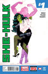 Cover Thumbnail for She-Hulk (2014 series) #1 [Second Printing]