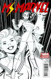 Cover for Ms. Marvel (Marvel, 2014 series) #1 [Arthur Adams Black & White Variant]